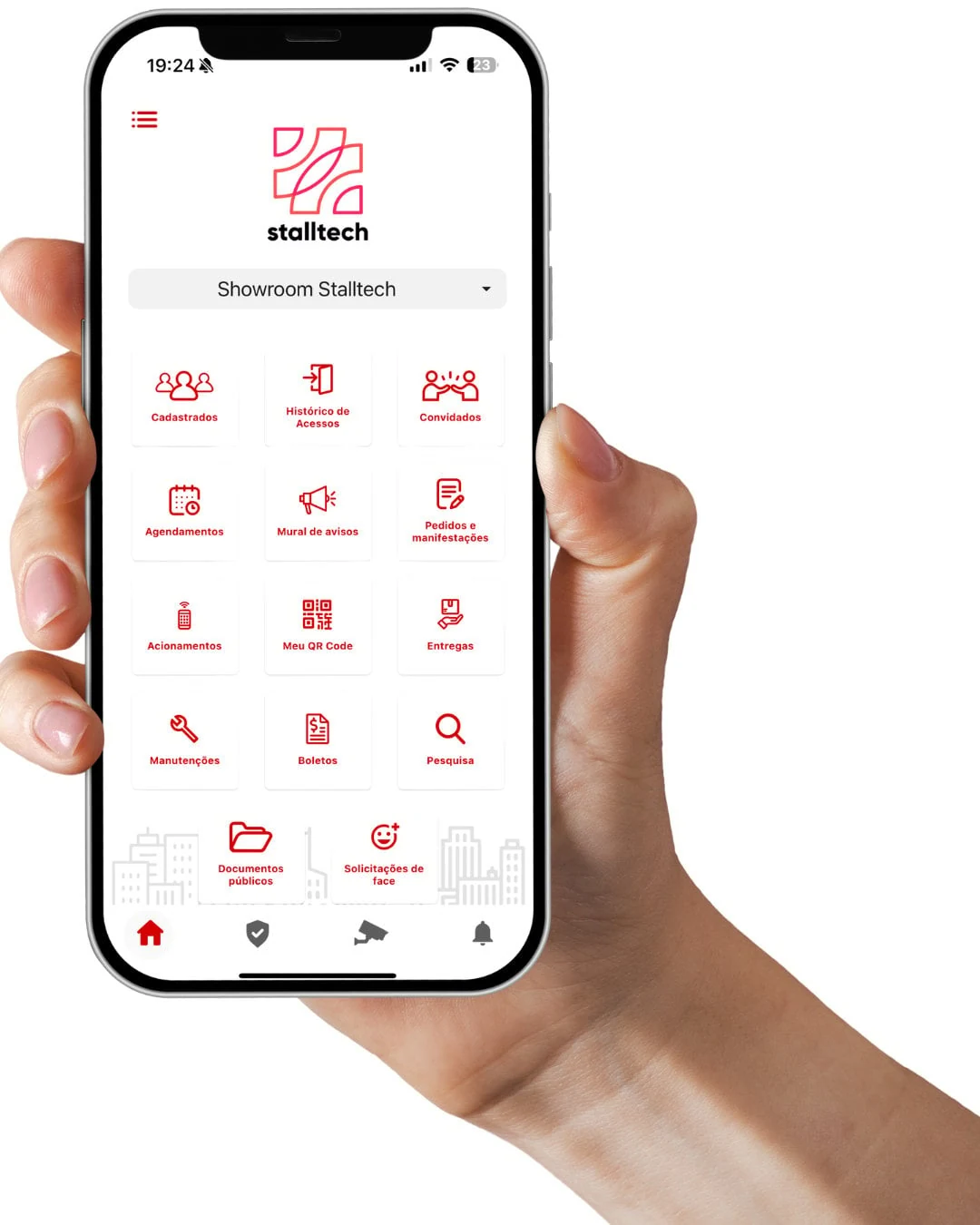 Aplicativo para gerenciar acessos e visitantes pelo celular